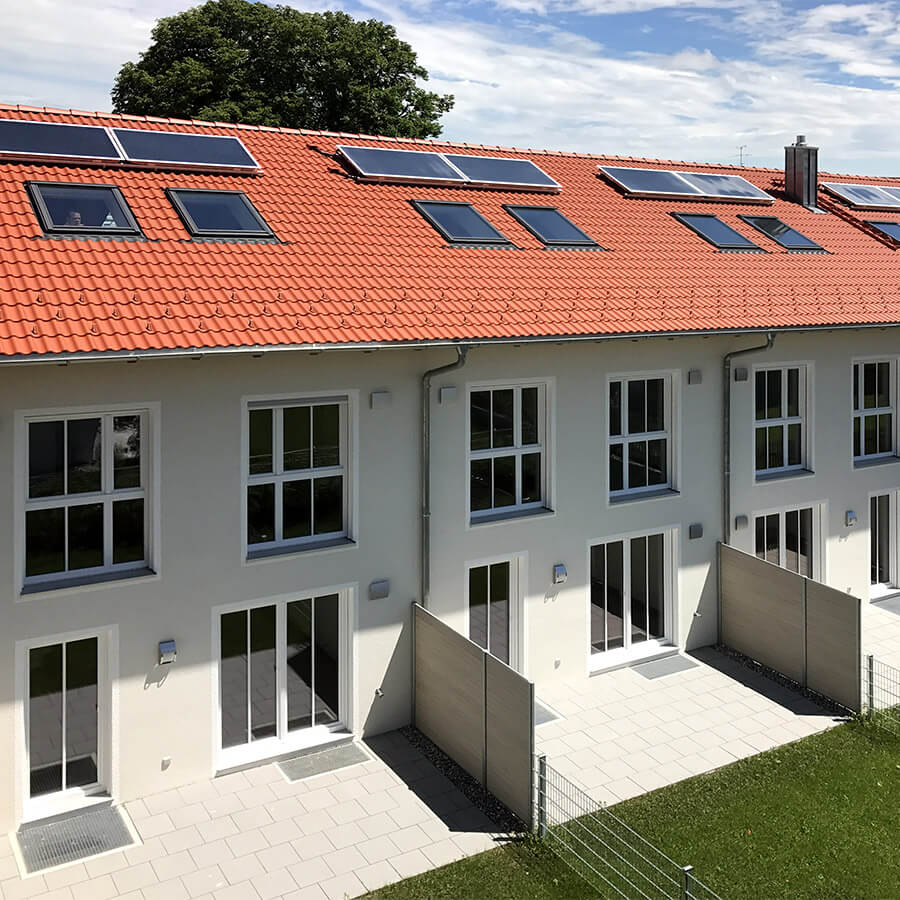 Reihenhäuser in Sauerlach, München